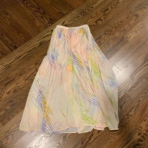 Free People Colorful Skirt